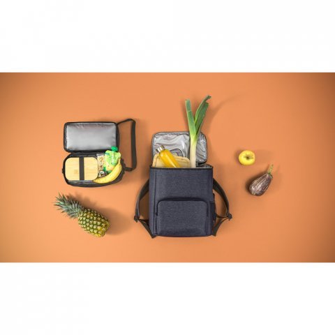 BOSTON COOLER. Cooler. Mochila com isolamento t&eacute;rmico em Nylon 2Tone com interior forrado em PEVA 14 L