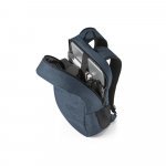 BUSINESS. Mochila para notebook 15.6" em poli&eacute;ster reciclado 300D 18 L - Azul