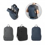 BUSINESS. Mochila para notebook 15.6" em poli&eacute;ster reciclado 300D 18 L