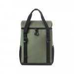 ROMA L. Cooler. Mochila t&eacute;rmica almofadada em ripstop poli&eacute;ster reciclado 600D com interior forrado em PEVA 16 L - Verde escuro