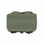 ROMA L. Cooler. Mochila t&eacute;rmica almofadada em ripstop poli&eacute;ster reciclado 600D com interior forrado em PEVA 16 L - Verde escuro