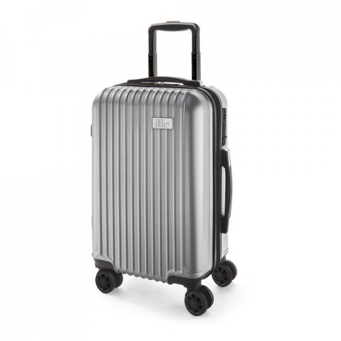 BRUGES 33L. Mala de viagem executivo em ABS e PET com interior forrado (33 L) - Cromado satinado