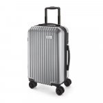 BRUGES 33L. Mala de viagem executivo em ABS e PET com interior forrado (33 L) - Cromado satinado