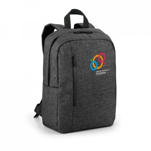 SHADES BPACK. Mochila para notebook (14'') em 600D de alta densidade com compartimento forrado (12 L) - Cinza escuro