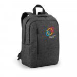 SHADES BPACK. Mochila para notebook (14'') em 600D de alta densidade com compartimento forrado (12 L) - Cinza escuro