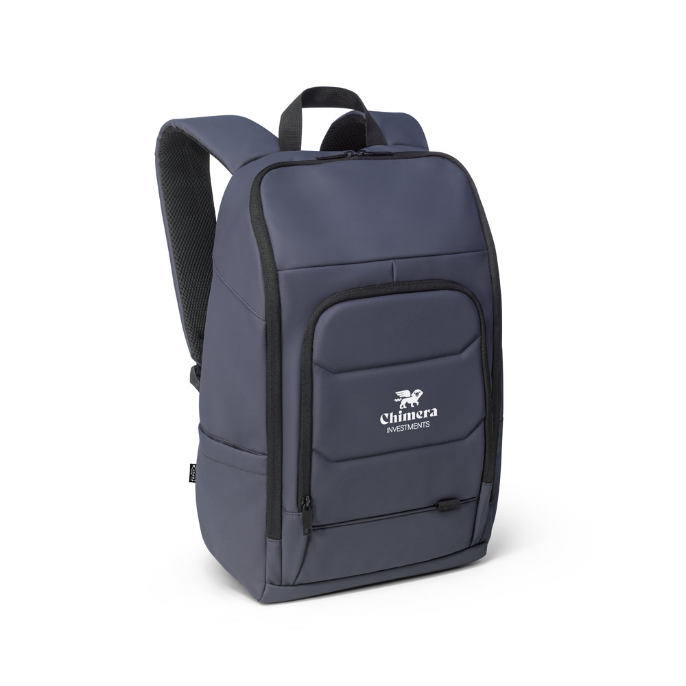 Mochila para notebook (16") em poliéster reciclado 600D de alta densidade, com revestimento resistente à água (19 L) — foto 4