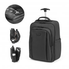 SEVILLE. Mochila trolley em 900D com revestimento resistente &agrave; &aacute;gua 28 L (17.3")
