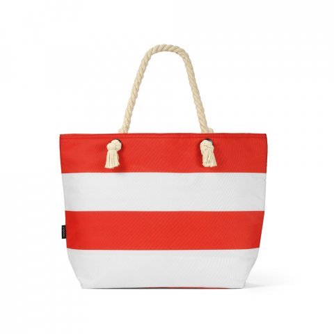 HAVA&Iacute;. Sacola t&eacute;rmica em poli&eacute;ster reciclado 600D 16 L - Vermelho