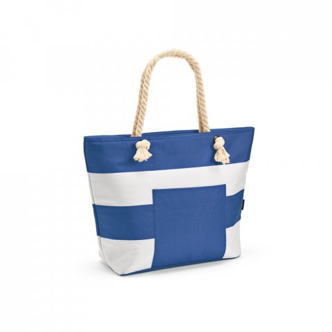 HAVA&Iacute;. Sacola t&eacute;rmica em poli&eacute;ster reciclado 600D 16 L - Azul royal