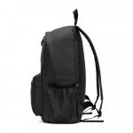 ROSARIO. Mochila em poliéster reciclado 600D com bolso frontal espaçoso 18 L - Preto