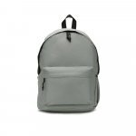 ROSARIO. Mochila em poliéster reciclado 600D com bolso frontal espaçoso 18 L - Cinza claro