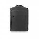 COVENTRY. Mochila, totalmente almofadada, para notebook 15,6" em poliéster reciclado 300D de alta densidade 18 L - Cinza escuro