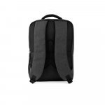 COVENTRY. Mochila, totalmente almofadada, para notebook 15,6" em poliéster reciclado 300D de alta densidade 18 L - Cinza escuro