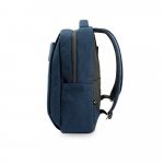 COVENTRY. Mochila, totalmente almofadada, para notebook 15,6" em poliéster reciclado 300D de alta densidade 18 L - Azul marinho