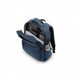 COVENTRY. Mochila, totalmente almofadada, para notebook 15,6" em poliéster reciclado 300D de alta densidade 18 L - Azul marinho