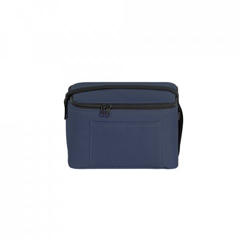 CANCUN. Cooler. Bolsa t&eacute;rmica em poli&eacute;ster reciclado 600D com interior forrado em PEVA 7 L - Azul