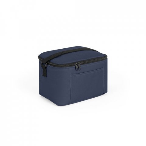 CANCUN. Cooler. Bolsa t&eacute;rmica em poli&eacute;ster reciclado 600D com interior forrado em PEVA 7 L - Azul