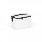 CANCUN. Cooler. Bolsa t&eacute;rmica em poli&eacute;ster reciclado 600D com interior forrado em PEVA 7 L - Branco