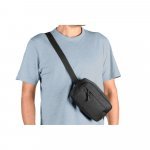 MYKONOS. Pochete em 600D poliéster reciclado e forra em 210D poliéster reciclado - Preto