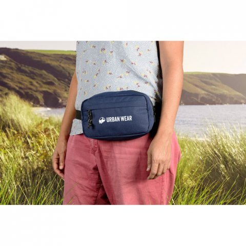 MYKONOS. Pochete em 600D poliéster reciclado e forra em 210D poliéster reciclado