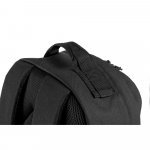 EDINBURGH BPACK. Mochila estilo militar em poliéster reciclado 600D, de alta densidade, com bolso para notebook 17.3" 21 L - Preto