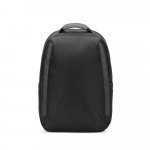 YANGON BPACK. Mochila antirroubo, em poliéster reciclado 600D twill, resistente à água, e bolso para notebook 17.3" 20 L - Preto