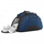 FIT. Bolsa esportiva em 600D com fundo em placa semi-r&iacute;gida (30 L) - Azul