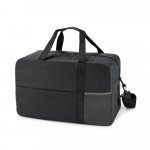 HEXA SPORT. Bolsa esportiva em 600D com fundo de placa semi-r&iacute;gida (29 L) - Cinza escuro