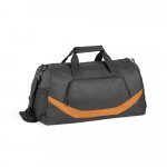 BAGO. Bolsa esportiva em 300D e 1680D com fundo em placa semi-r&iacute;gida (35 L) - Laranja