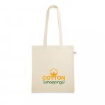 SALZBURG. Sacola 100% algod&atilde;o org&acirc;nico (180 g/m&sup2;) - Natural claro