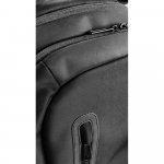 BOSTON SOLID. Mochila para notebook (17") em nylon 150D com 2 compartimentos acolchoados - Preto