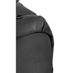 BOSTON SOLID. Mochila para notebook (17") em nylon 150D com 2 compartimentos acolchoados - Preto
