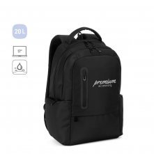 BOSTON SOLID. Mochila para notebook (17") em nylon 150D com 2 compartimentos acolchoados