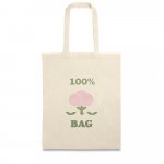 FUNCHAL. Sacola 100% algod&atilde;o (120 g/m&sup2;) - Natural claro