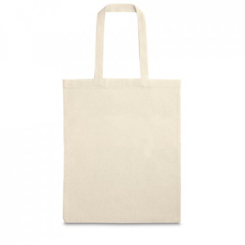 FUNCHAL. Sacola 100% algod&atilde;o (120 g/m&sup2;) - Natural claro