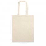 FUNCHAL. Sacola 100% algod&atilde;o (120 g/m&sup2;) - Natural claro