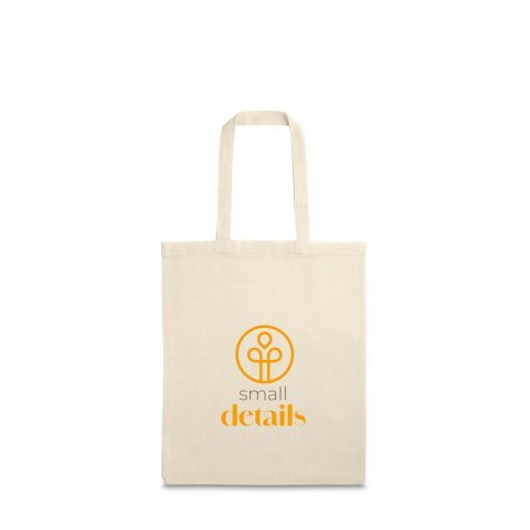 TOLEDO. Sacola 100% algod&atilde;o (120 g/m&sup2;) - Natural claro