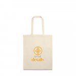 TOLEDO. Sacola 100% algod&atilde;o (120 g/m&sup2;) - Natural claro