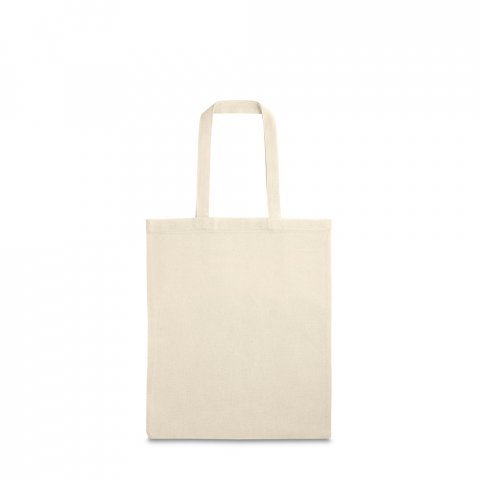 TOLEDO. Sacola 100% algod&atilde;o (120 g/m&sup2;) - Natural claro