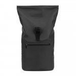 PORTLAND. Mochila "roll top" em PU com bolso para notebook (16") - Preto