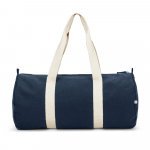 SAINT SPORT. Bolsa esportiva em algod&atilde;o reciclado e poli&eacute;ster reciclado (380 g/m&sup2; ) - Azul