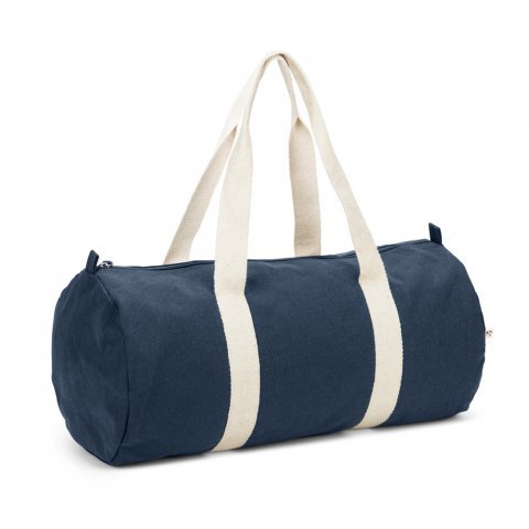 SAINT SPORT. Bolsa esportiva em algod&atilde;o reciclado e poli&eacute;ster reciclado (380 g/m&sup2; ) - Azul