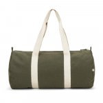 SAINT SPORT. Bolsa esportiva em algod&atilde;o reciclado e poli&eacute;ster reciclado (380 g/m&sup2; ) - Verde escuro