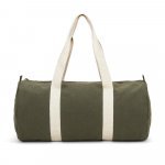 SAINT SPORT. Bolsa esportiva em algod&atilde;o reciclado e poli&eacute;ster reciclado (380 g/m&sup2; ) - Verde escuro