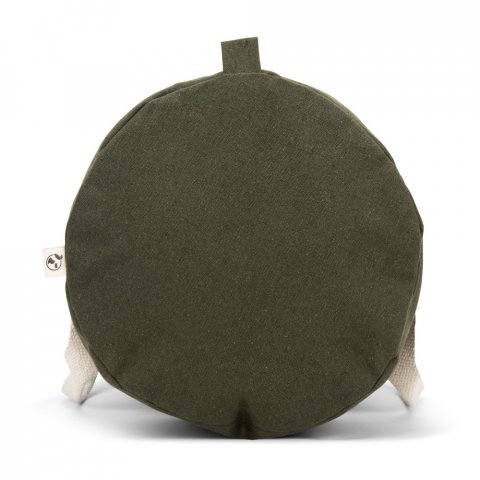 SAINT SPORT. Bolsa esportiva em algod&atilde;o reciclado e poli&eacute;ster reciclado (380 g/m&sup2; ) - Verde escuro