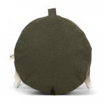 SAINT SPORT. Bolsa esportiva em algod&atilde;o reciclado e poli&eacute;ster reciclado (380 g/m&sup2; ) - Verde escuro