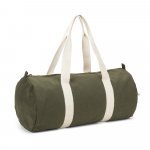 SAINT SPORT. Bolsa esportiva em algod&atilde;o reciclado e poli&eacute;ster reciclado (380 g/m&sup2; ) - Verde escuro