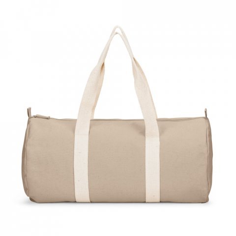 SAINT SPORT. Bolsa esportiva em algod&atilde;o reciclado e poli&eacute;ster reciclado (380 g/m&sup2; ) - Natural