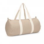 SAINT SPORT. Bolsa esportiva em algod&atilde;o reciclado e poli&eacute;ster reciclado (380 g/m&sup2; ) - Natural
