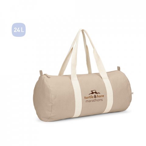 SAINT SPORT. Bolsa esportiva em algod&atilde;o reciclado e poli&eacute;ster reciclado (380 g/m&sup2; )